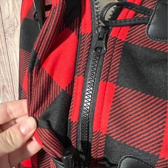 NWT Big Chill Checkered Womens Jacket Red and Black Sz Small - Picture 5 of 9